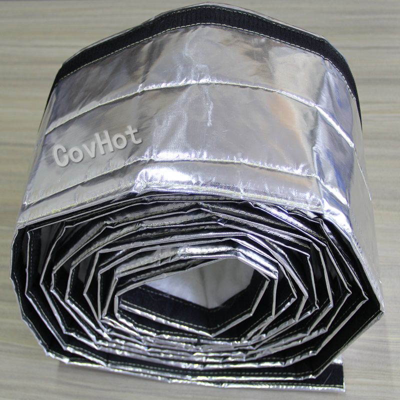 自粘式鋁箔保溫隔熱套 方便拆裝 軟管管道保溫衣